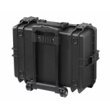 Hard case negru MAX505TC-TR cu roti pentru echipamente unelte, Plastica Panaro