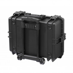 Hard case negru MAX505TC-TR cu roti pentru echipamente unelte