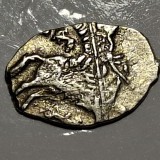 Rusia Țarista 1 kopeick /copeica 1699 argint Petru l cel Mare