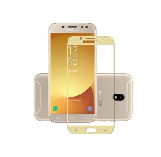 Folie sticla 3D Full Samsung Galaxy J7 2017- gold