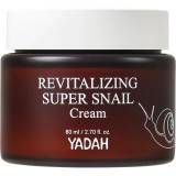 Crema pentru fata cu extract de melc Revitalizing Super Snail, 80ml, Yadah