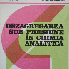 DEZAGREGAREA SUB PRESIUNE IN CHIMIA ANALITICA-C.I. MANOLIU, P. GH. ZUGRAVESCU