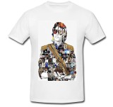 Tricou &quot; Michael Jackson collage art &quot;