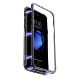 Husa iPhone XS Max 360 Magnetica Sticla Transparenta Neagra Fashion