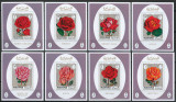 Manama 1971 Mi 411 blocuri A/F MNH - Flori: trandafiri