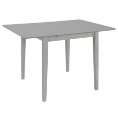 Gossi masa de bucatarie extensibila, gri, (80-120)x80x74 cm, mdf