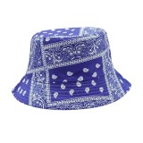 Cumpara ieftin Palarie bucket albastra Paisley