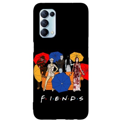 Husa compatibila cu Oppo A5 (2020) model Friends horror edition, Silicon, TPU, Viceversa foto