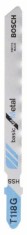 Bosch Set 5 panze ferastrau vertical T 118 G Basic for Metal, 92mm ProAdvanced PowerfulTools