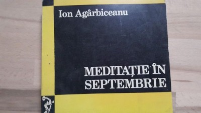 Meditatie in septembrie- Ion Agarbiceanu foto