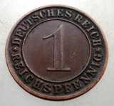 B.217 GERMANIA WEIMAR 1 REICHSPFENNIG 1934 A
