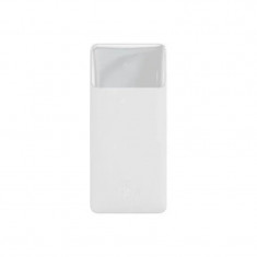 Baterie Externa Baseus QPOW 10000 mAh 3.0 QC 15W cu IN/Out 2xUSB 1xType-C 1xLightning 1xMicro USB White