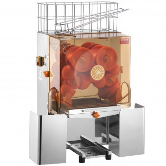 Storcator automat pentru portocale Vevor Inox, 20 buc/min, diametru 55-80 mm, 120 W foto