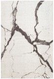 Cumpara ieftin Covor Premium Model DYWAN STATUARIO IVORY, Crem, Maro, Marime 160 x 230 cm, Tesatura Plata, Poliester, Bumbac, Antiderapant, Antialergic, Living, Dorm