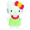 Jucarie Plus Jemini 20cm Hello Kitty - Rochita Verde
