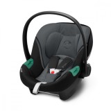 Scaun Auto Cybex Aton S2 i-Size Momentum Grey, 45-87 cm, 0-24 luni, R129/03, Protectie Laterala, Isofix Optional