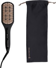Placa de indreptat Remington 2in1: Placa de indreptat si perie de par pentru timp redus de coafare CB7400, Negru