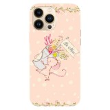 Husa compatibila cu Apple iPhone 14 model Mice in love, Silicon, TPU, Viceversa, Transparent, Carcasa