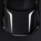 Set 2 stickere autoadezive Tuning, model &quot;Hood Stripes V2&quot;, dimensiune 100 x 26 cm, culoare Alba