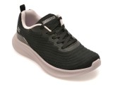 Pantofi sport SKECHERS negri, BOBS MODA FLEX, din material textil