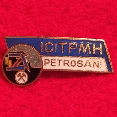 Insigna minerit - I.C.I.T.P.M.H. PETROSANI