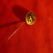 Insigna CCSM - Cercetari -Minerit -metal si email , d=1,4cm