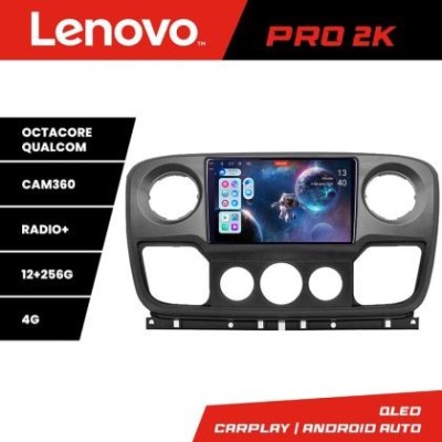 Navigatie Opel Movano, Renault Master 2010-2021 Android radio gps internet 8 core QLED 2K 12+256 360GB 4-Core Lenovo v2 CarStore Technology foto