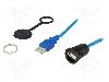 Conector {{Tip conector}}, piuli&amp;#355;a din spate, pt. montare pe panou, ENCITECH - 1310-1002-01