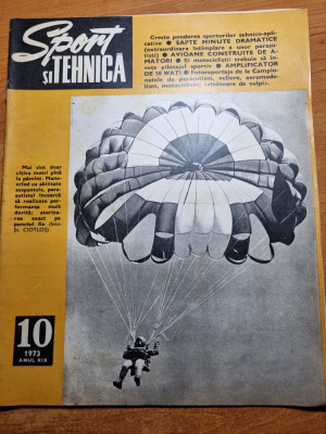 sport si tehnica octombrie 1973-avioane,motociclism,parasutism foto