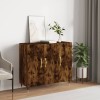 VidaXL Dulap, stejar fumuriu, 90x34x80 cm, lemn compozit 828089