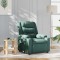 Gossi fotoliu rabatabil, verde inchis, material textil