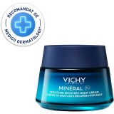 Crema pentru refacerea si hidratarea pielii pe timp de noapte cu melatonina Vichy Mineral 89, 50 ml