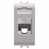 Priza FTP CAT 5E 1M Gewiss Chorus bej satinat MAT GW13422