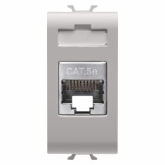 Priza FTP CAT 5E 1M Gewiss Chorus bej satinat MAT GW13422