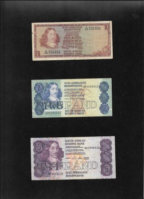 Set Africa de Sud 1 + 2 + 5 rand foto