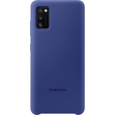 Husa Capac Spate Silicon Albastru SAMSUNG Galaxy A41 foto