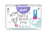 Scutece Happy Soft &amp; Delicate 2-5kg New Born Marimea 1, 42 bucati, Bella Baby