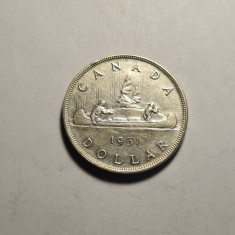 Canada 1 Dollar 1951 AUNC UNC Piesa Frumoasa de Colectie