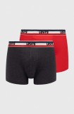 Levi&#039;s boxeri 2-pack bărbați, culoarea roșu 37149.0817-004