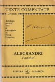 ALECSANDRI - PASTELURI ( TEXTE COMENTATE ) ( ANTOLOGIE DE PAUL CORNEA )