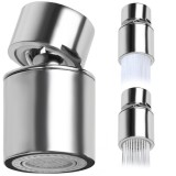 Aerator Dual-Funcție cu Articulație pentru Baterii, Economie de Apă 70%, Crom, Plastic, M22