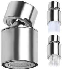 Aerator Dual-Funcție cu Articulație pentru Baterii, Economie de Apă 70%, Crom, Plastic, M22 foto