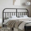VidaXL Tăblie de pat metalică, negru, 160 cm 353670