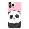 Husa compatibila cu Apple iPhone 13 model Sweet panda We Bare Bears, Silicon, TPU, Viceversa, Transparent, Carcasa