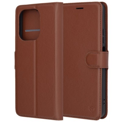 Husa pentru Oppo A5 Pro 4G / A5 Pro, Techsuit, Leather Folio, Maro foto