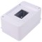 Carcasă modulară albă IP30 4 moduli ABS