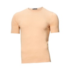 Tricou barbati portocaliu tricotat TR13
