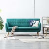 Gossi canapea 3 locuri, tapiterie textila, 172x70x82 cm, verde