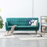 Gossi canapea 3 locuri, tapiterie textila, 172x70x82 cm, verde