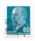 Germania Democrata - Walter Ulbricht - Valoare noua, 1967 - obliterat